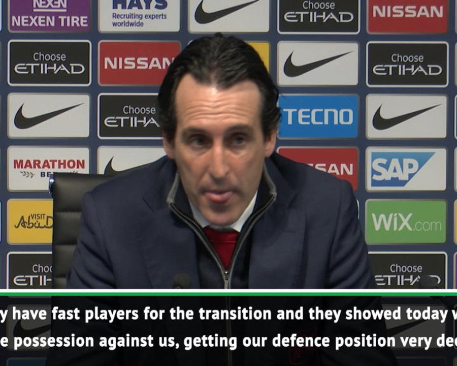 Man City showed superiority over Arsenal - Emery
