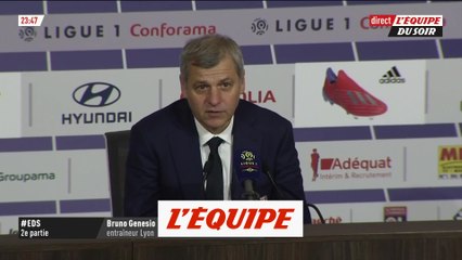 Genesio «On aurait pu faire le break en fin de match» - Foot - L1 - OL
