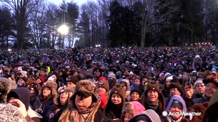 Punxsutawney visitors react to early spring prediction