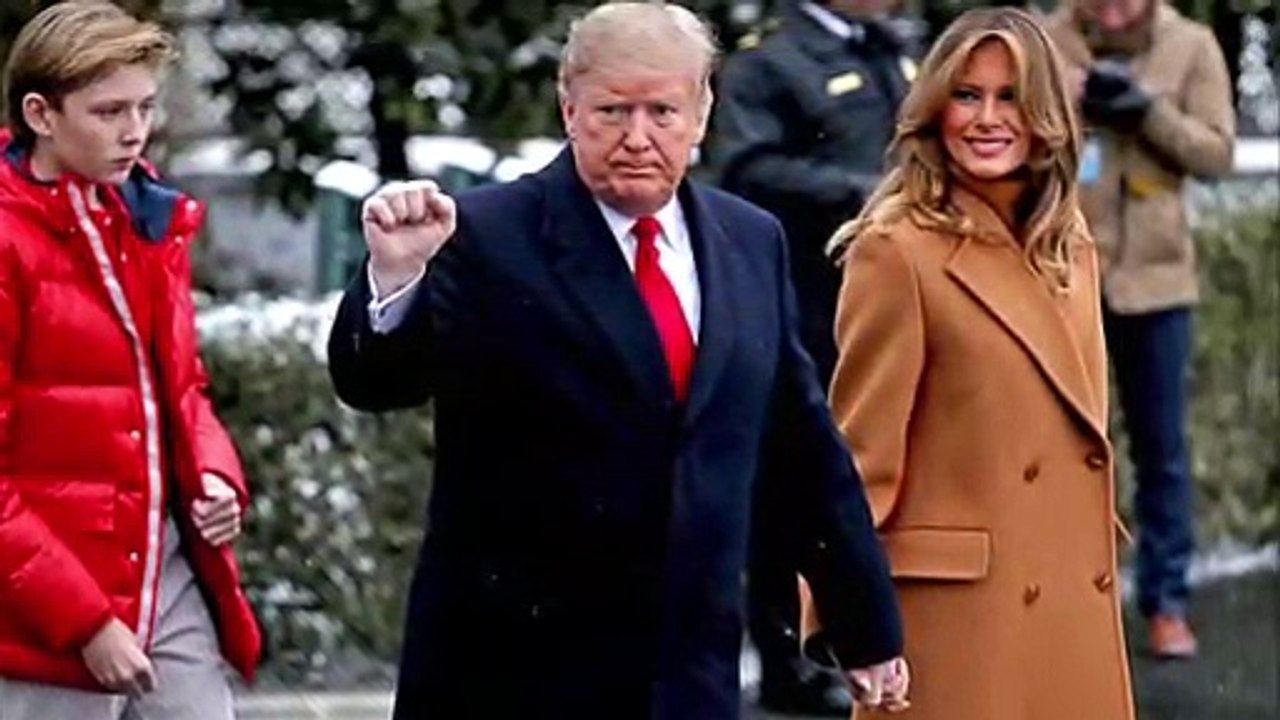President Trump says he won't encourage his soccer-mad son Barron, 12, to play football