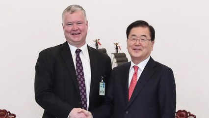 비건, 오후 靑 방문...'대북 협상전략' 논의 / YTN