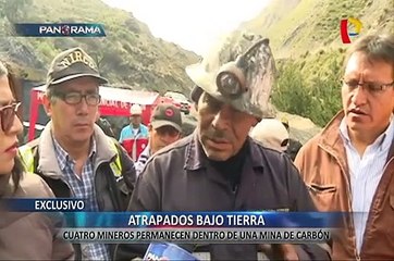 Las primeras 89 horas de los mineros atrapados en Oyón