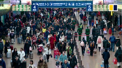 Lunar New Year rush at Beijing West Station