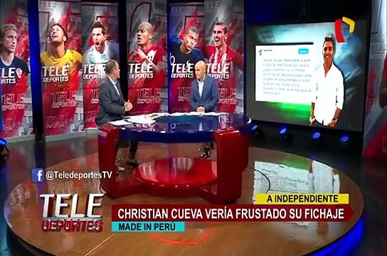 Christian Cueva vería frustrado su fichaje al Independiente de Avellaneda