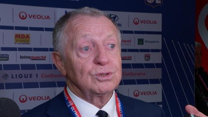 23e j. - Aulas : "L'objectif, se qualifier en Ligue des Champions"