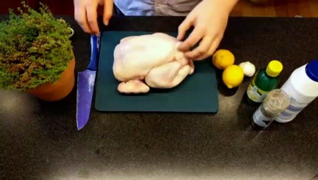 Traditional British Sunday Roast Chicken Dinner