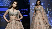 Kangana Ranaut looks glamorous at Lakme Fashion Week 2019; Watch Video | FilmiBeat