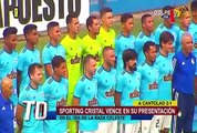 Universitario y Cristal presentaron a sus equipos