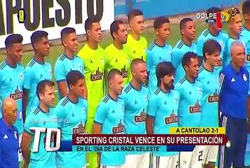 Universitario y Cristal presentaron a sus equipos