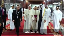 Pope Francis visits UAE for first time