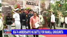 Ika-74 anibersaryo ng Battle for Manila, ginugunita