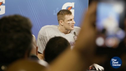 Rob Gronkowski on Painful Shot to his Quad