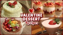 5 BEST Valentine's Day Special Recipes - Easy Eggless Dessert Recipes - Valentine's Day Treats