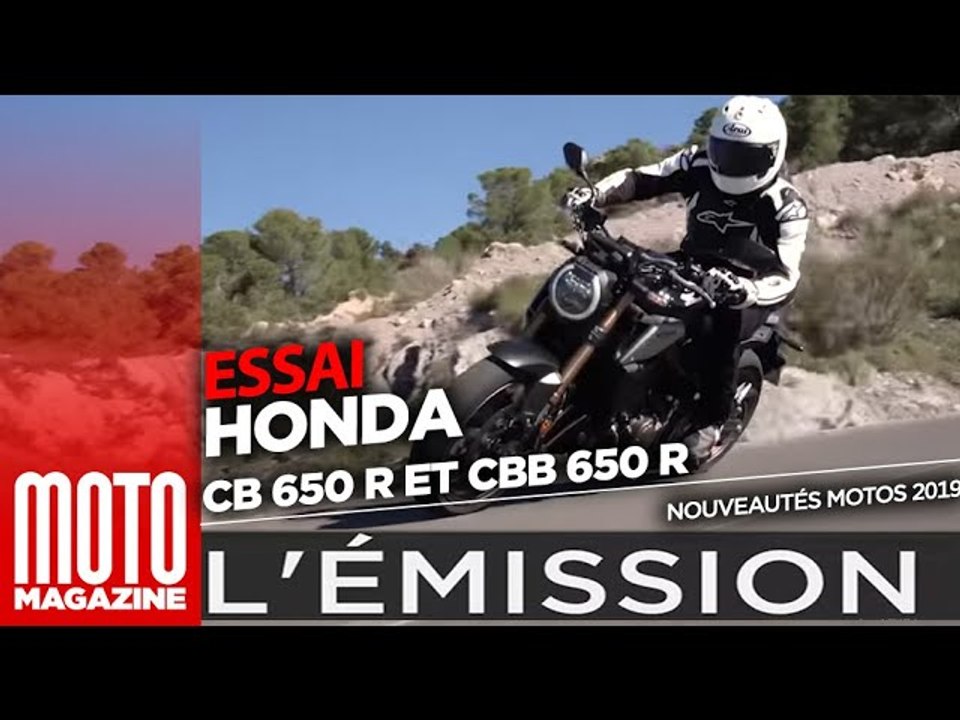 Honda CB 650 R et Honda CBR 650 R 2019 - Essai Moto Magazine