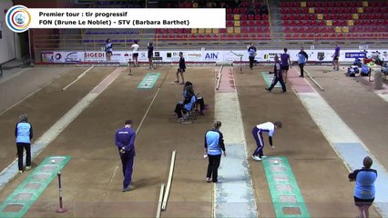 Premier tour, tir progressif, France Club Elite 1 Féminin, J4 groupe Titre,  Saint-Vulbas contre Fontaine,  saison 2018/2019