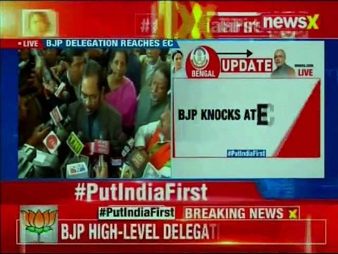 BJP visits EC against Mamata Banerjee, says 'death of democracy in West Bengal'