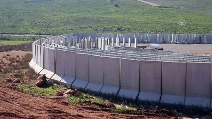 İdlib'deki gözlem noktalarına beton blok sevkiyatı - HATAY