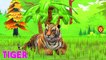 Animals Train Video For Kids Wild Animals Cartoons For Children Domestic Ani