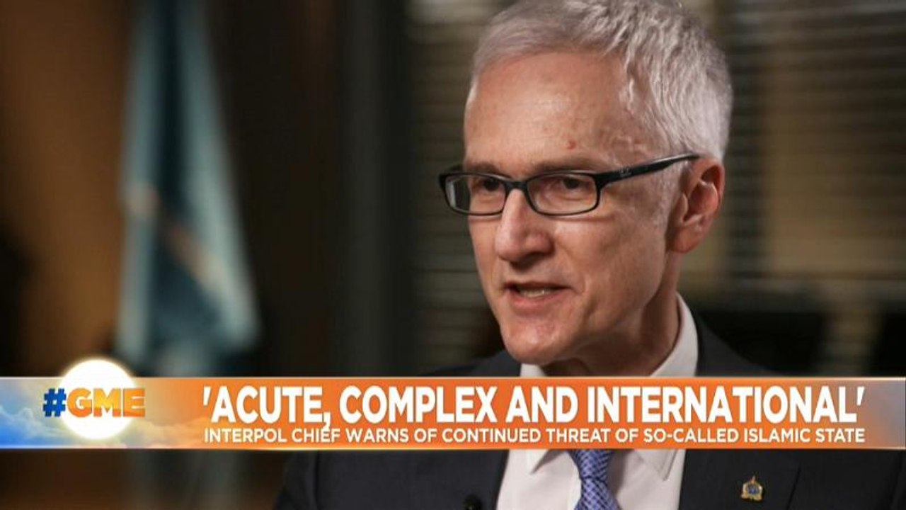 Interpol chief warns of continued threat of so-called Islamic State