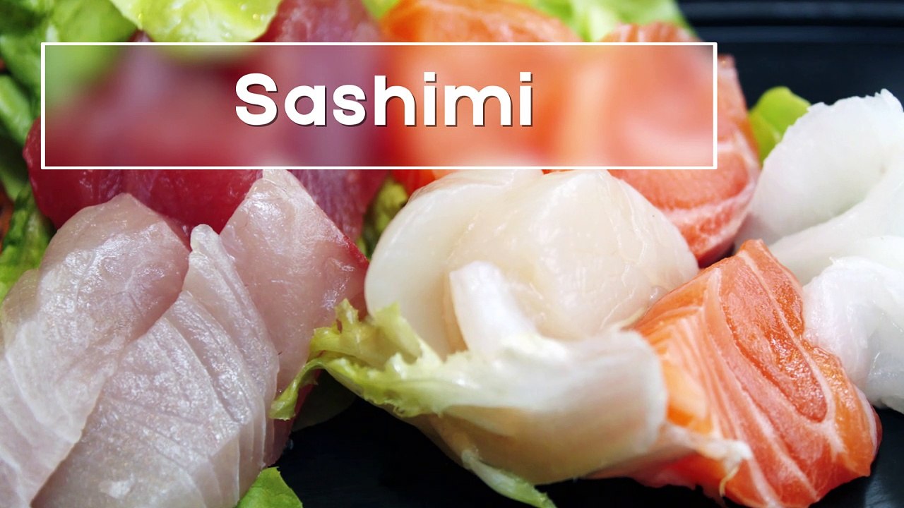 Typical dishes of Japan