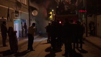 Kastamonu'da Ahşap Ev Yandı