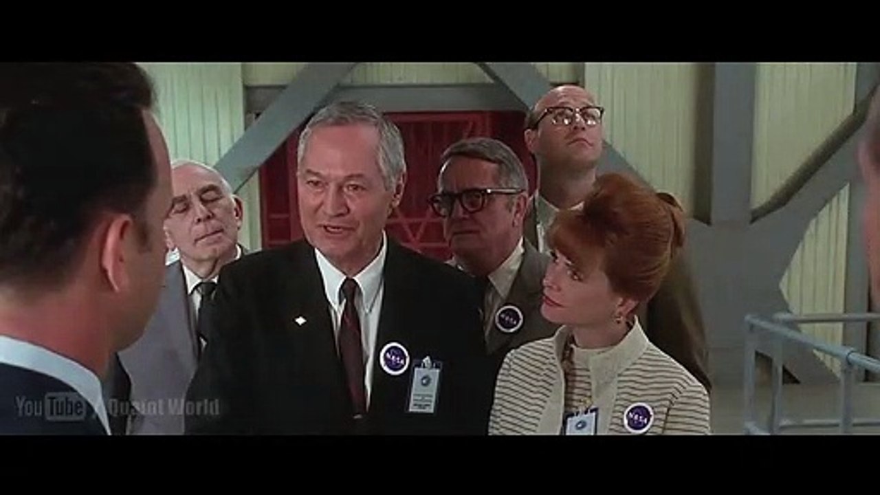 A girl asking funny qution to Astronaut Tom Hanks that how do you go to bathroom in the space. Funny answer by Tom Hanks