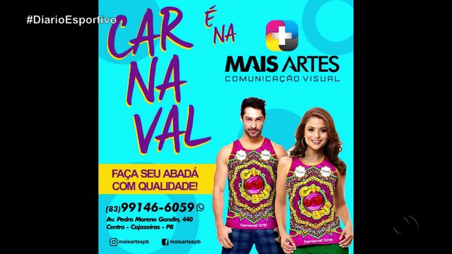 Diário Esportivo recebe jogador e presidente do Atlético de Cajazeiras