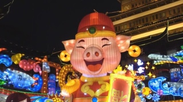 China ultima los preparativos para recibir el Año del Cerdo