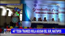 447 TESDA trainees mula Agusan del Sur, nagtapos