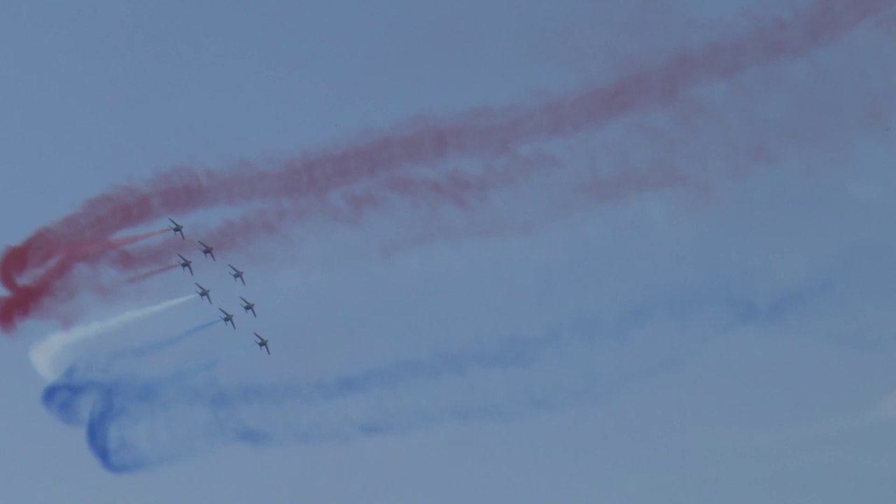 Fantastic Patrouille de France Display at the Red Bull Air Power 2016 in LOXZ-Zeltweg/Austria (1080/50P) 03.09.2016