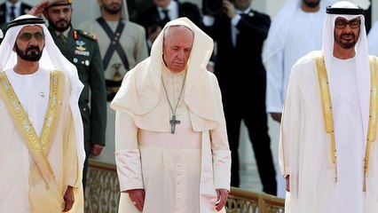 Le pape François est arrivé à Abou Dhabi