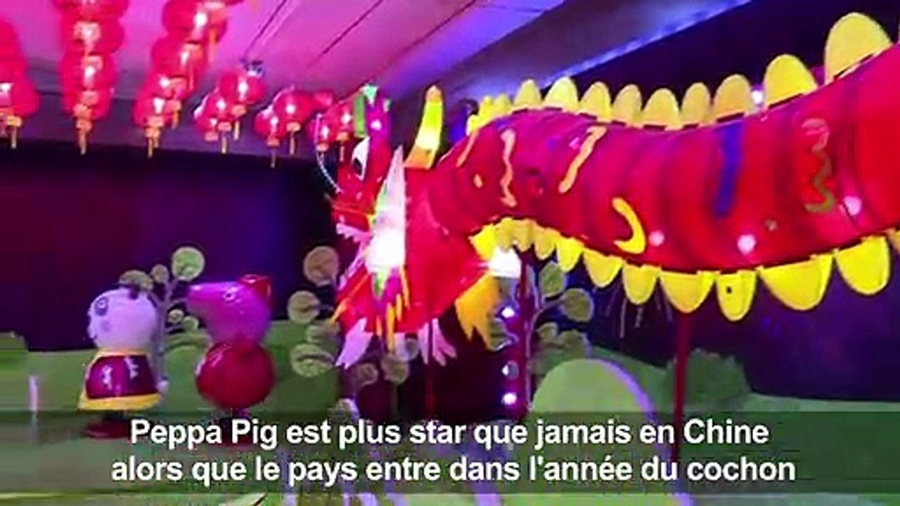 Chine: "Peppa Pig" superstar pour l'année du cochon