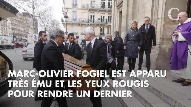 PHOTOS. Obsèques d'Henry Chapier : Marc-Olivier Fogiel, Charlotte Rampling : ses amis stars présents pour un dernier adieu