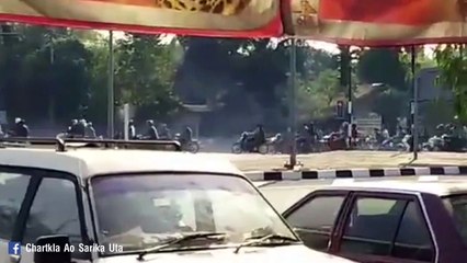 หนุ่มอัดคลิป แก๊งมอเตอร์ไซค์ ป่วนเมือง หวาดเสียว