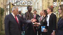 TBMM Başkanı Binali Yıldırım, Burkina Faso Ulusal Meclis Başkanı Alassane Bala Sakande ile Görüştü