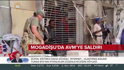 Mogadişu'da AVM'ye saldırı