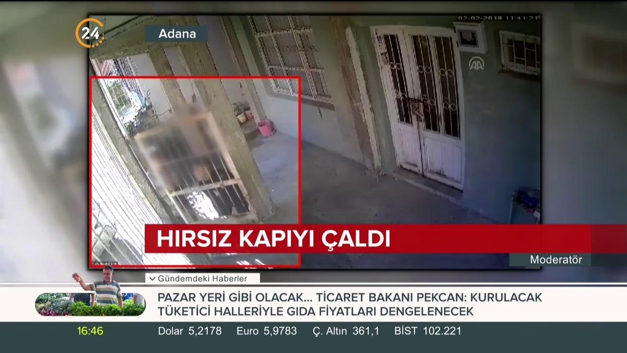 Hırsız kapıyı çaldı