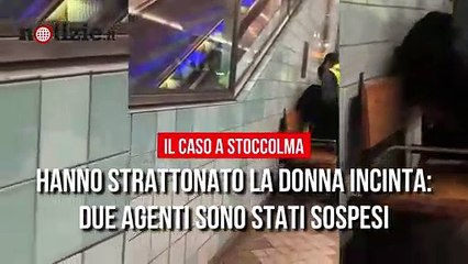 Svezia, la donna di colore è incinta: viene strattonata dagli agenti dei mezzi pubblici | Notizie.it