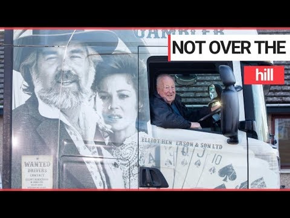 An 83-year-old great-granddad crowned the world's oldest HGV driver | SWNS TV