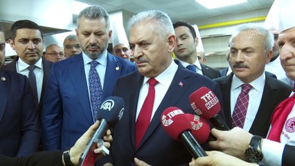 TBMM Başkanı Yıldırım gazetecilerin sorularını cevapladı