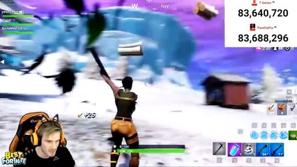 PewDiePie FIRST EVER Fortnite Game on Stream! (Fortnite Gameplay)