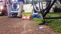 Ciclista cai e fica ferido gravemente no Bairro Parque Verde