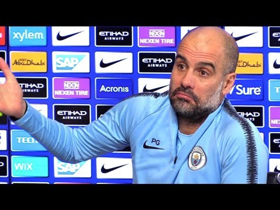Pep Guardiola Embargoed Pre-Match Press Conference - Manchester City v Arsenal - Premier League