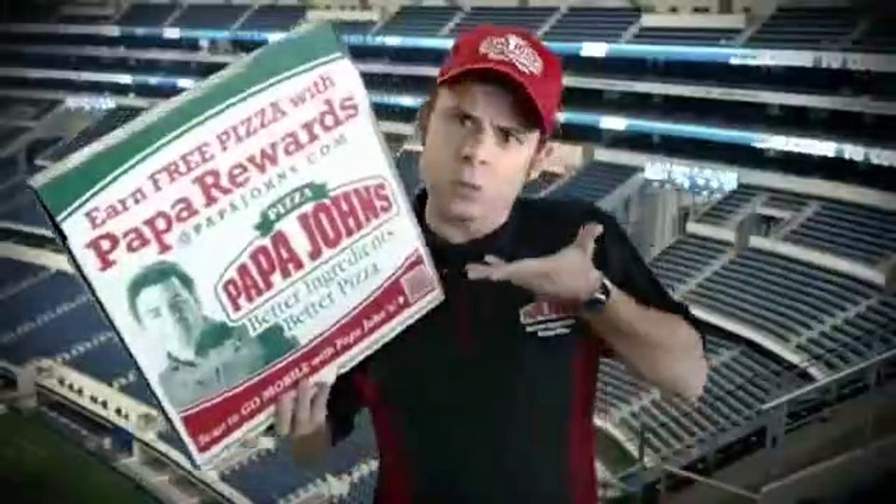 Jerry Jones' New Rap Video Papa Johns Pizza Commercial)