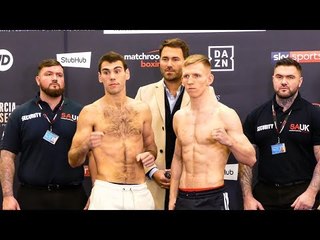 Sergio Garcia vs Ted Cheeseman FULL WEIGH-IN including Jake Ball vs Craig Richards