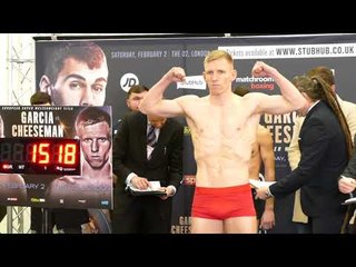 FINAL COUNTDOWN! Sergio Garcia vs Ted Cheeseman STAREDOWN at weigh-in