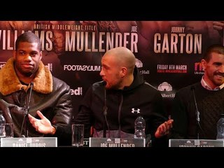 HILARIOUS! Joe Mullender has EVERYONE IN BITS at Liam Williams presser