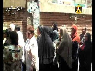 زحام السيدات على الانتخابات بالغربية