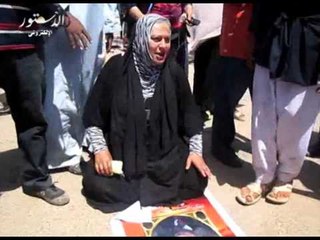 إصابة ام شهيد بهيستريا بعد سماع الحكم.