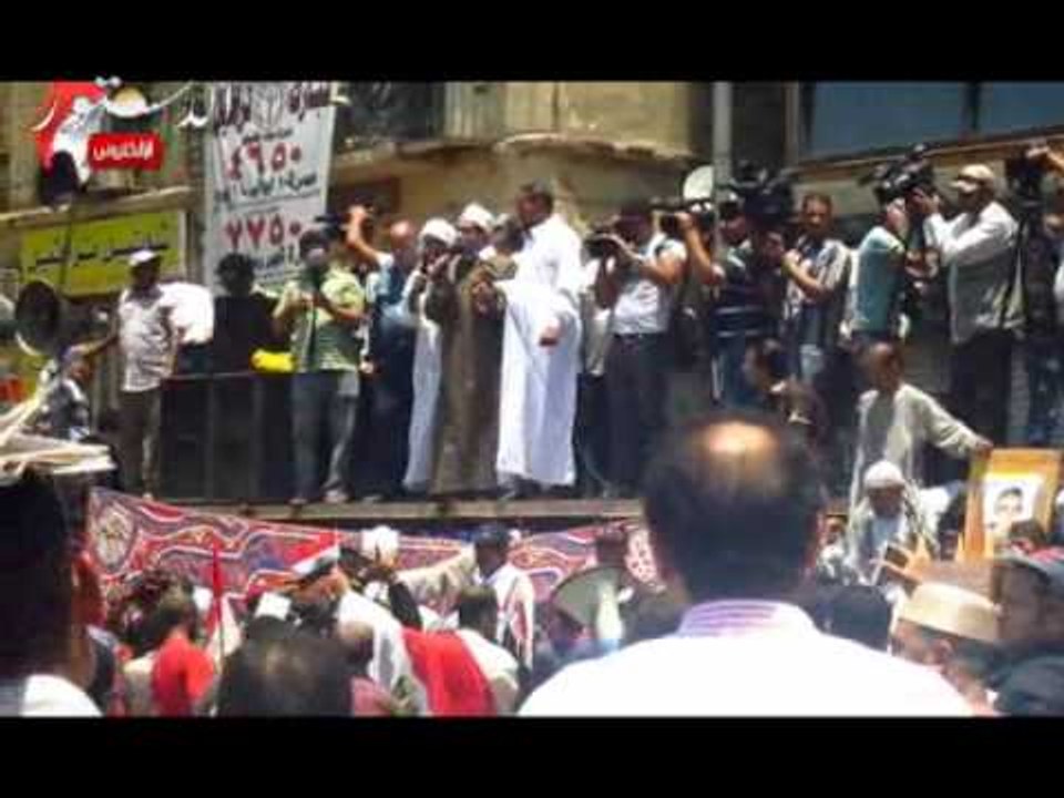 خطبة الجمعة فى ميدان التحريرفى مليونية الاصرار